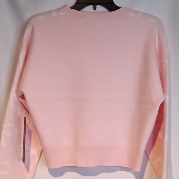Madden Girl Pink 🩷 & White 🎀 Sweater - Picture 11 of 12